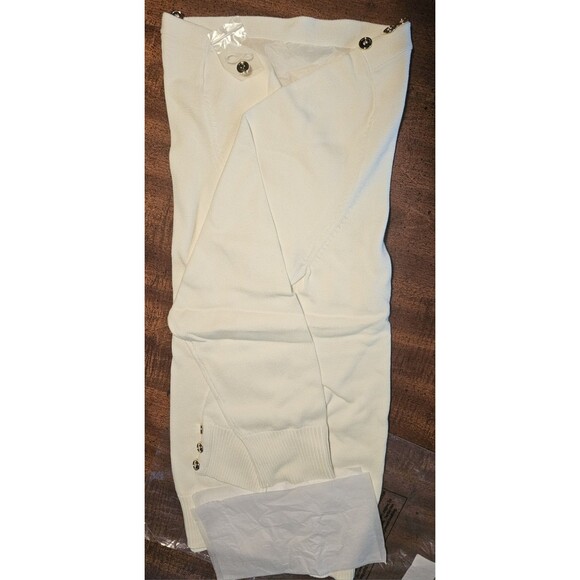 Susan Graver Women's Ivory Long Sleeve Boatneck W/Gold Buttons Size XL NEW - Picture 5 of 11